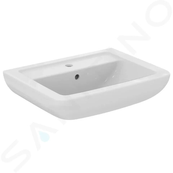 IDEAL STANDARD - Eurovit Umyvadlo 600x460x190 mm, s přepadem, 1 otvor pro baterii, bílá V302701