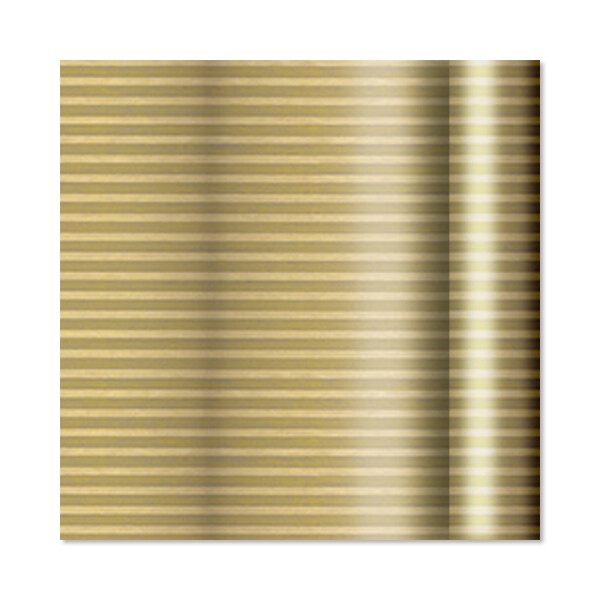 Dárkový papír Folie - role 2 m × 70 cm - Zlatý pruhovaný - Albi