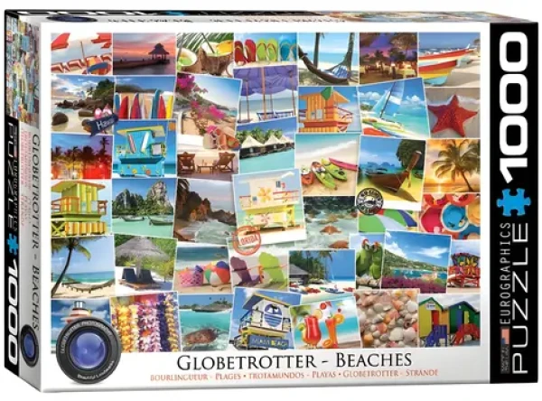 EUROGRAPHICS Puzzle Světoběžník - pláže
