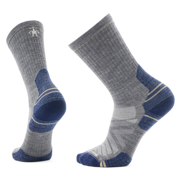 Unisex merino turistické ponožky SMARTWOOL Hike Targeted Cushion Crew Socks, Medium Gray velikost: 42-45 (L)