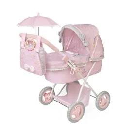 DeCuevas 85075 Skládací kočárek pro panenky se slunečníkem a taškou Sophie 2025 - 60 cm