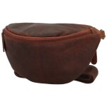 Trendy dámská kožená kabelko-ledvinka GW Babetta, hnědá