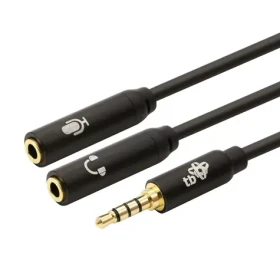 TB Touch Adaptér Jack 3,5mm M - 2x Jack 3,5mm F černá / Redukce / Audio (AKTBXAJ0P2J030B)