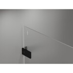 MEXEN/S - Lunar-F L sprchový kout skládací dveře levá 80 x 70, transparent, černá 836L-080-070-70-00-L