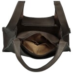 Trendy dámský koženkový set kabelek Jordy, tmavě šedý