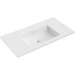 MEXEN - Otis umyvadlo zapuštěné do desky 91 x 46,5, bílá mat 25189001