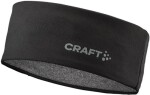 Běžecká čelenka CRAFT ADV Windblock Fleece - černá Velikost textilu: S-M