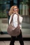 Taška přes rameno Reisenthel Moonbag Teddy chocolate