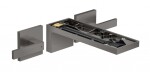 AXOR - MyEdition Umyvadlová baterie pod omítku, s výpustí, EcoSmart, kartáčovaný černý chrom/bez destičky 47082340