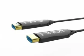 Inca HDMI kabel 30 m černá / Kabel HDMI / 2.0 / 4K 30Hz / 18 Gbps / pozlacené konektory (IHD-30T)