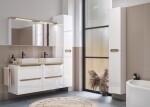 Zrcadlová skříňka Naturel Stilla + LED 60x60 cm bílá STILLAE06017 STILLAE06017