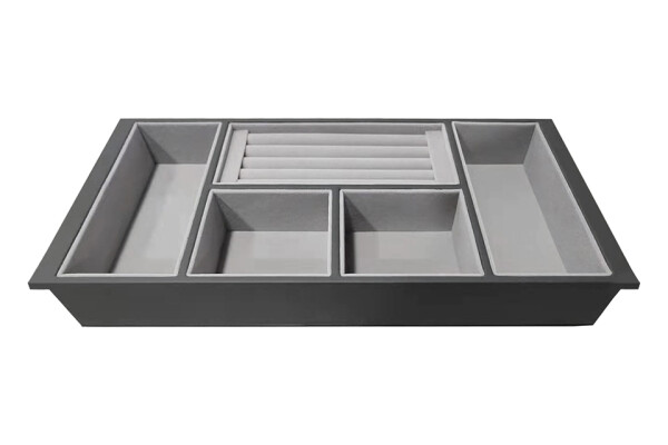 Strong Šatní organizér na šperky 4 přihrádky a prstýnky :: 373x176x50mm