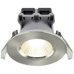 Paulmann 92907 Whirl LED vestavné svítidlo, LED, pevně vestavěné LED, 4.9 W, hliník (kartáčovaný), saténová, sada 3 ks