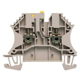 Weidmüller 1855620000-100 zkušební oddělovací řadová svorka šroubovací Tmavě béžová 100 ks