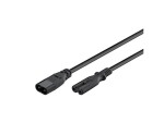 Kabel prodlužovací C7/C8 GOOBAY 97201 2m Black - rozbaleno