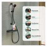 HANSGROHE - ShowerTablet Select Termostatická sprchová baterie, matná černá 13158670