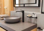 HANSGROHE - Vivenis Umyvadlová baterie 250, EcoSmart, matná černá 75042670