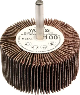 YATO Kotouč lamelový radiální 60x30 P-80 / Brusný kotouč / Průměr stopky 6 mm