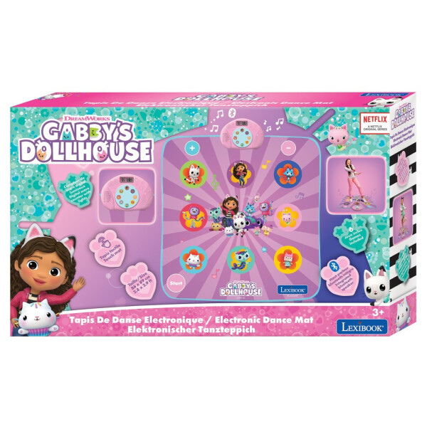 Lexibook bluetooth svítící taneční podložka Gábinin kouzelný domek - Alltoys Lexibook