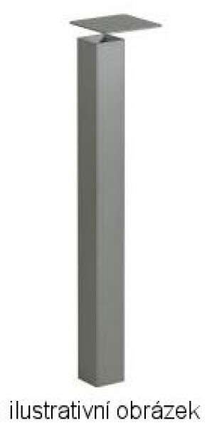 Mila Design stolová noha ST702 antracit polomat 70x70 (218845)