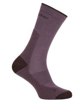 ICEBREAKER Wmns Merino Hike+ Ultralight Crew, Grey Plum/Bittersweet velikost: 41-43 (L)