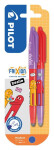 Gumovací roller FriXion Ball 07, Friends Ltd., R., BL, 2ks, červená/ fialová, BESTIE