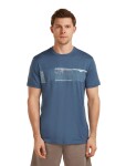 ICEBREAKER Mens Mer 150 Tech Lite SS Tee Elev Line, Dawn velikost: L