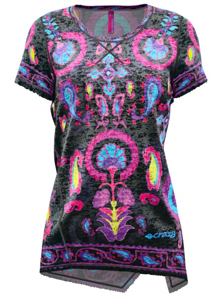 CRAZY T-Shirt Aloha Woman, Samarcanda velikost: XS