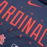 Nike Pánská mikina St. Louis Cardinals MLB 2023 Authentic Pregame Therma Hoodie Velikost: 3XL
