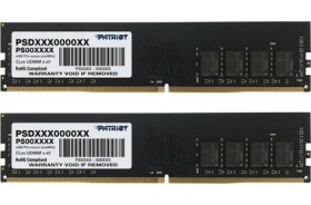 Patriot Signature 64GB (2x32GB) 3200MHz černá / DIMM / DDR4 / CL22 / Non-ECC / Unbuffered / 1.2V (PSD464G3200K)