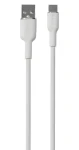 Puro Soft bílá / Datový kabel USB-A na USB-C / 1,5 m (PUUSBCICONWHI)