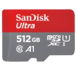 SanDisk Mobile Ultra microSDXC 512GB / Paměťová karta / Class 10 / UHS-I / A1 / čtení: až 150 MB/s (SDSQUAC-512G-GN6MN)