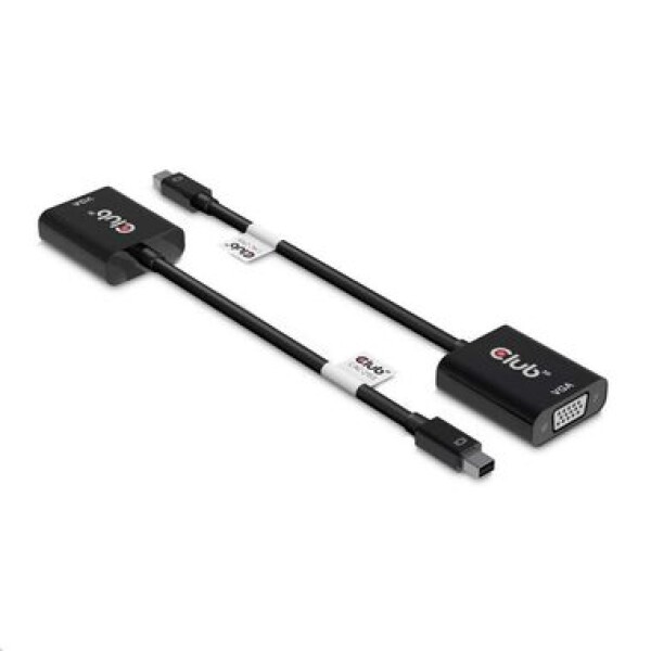 CLUB3D CAC-2113 aktivní redukce Mini DisplayPort na VGA M/F černá / FHD 60Hz (CAC-2113)