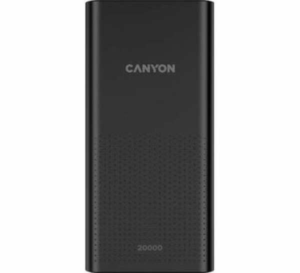 CANYON PB-2001 20000 mAh černá / Powerbanka / 5V / 2.1A / 2x USB-A / Smart IC (CNE-CPB2001B)