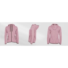 Mikina 413 dámská fleecová pletená s kapucí 280g/m2 100% fleece