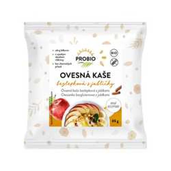 PROBIO Bezlepková kaše s jablíčkem a skořicí 65 g BIO