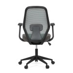 Židle kancelářská, látka zelená, houpací mechanismus, kolečka pro tvrdé povrchy