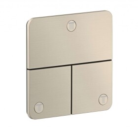 AXOR - ShowerSelect ID Ventil pod omítku pro 3 spotřebiče, kartáčovaný nikl 36781820