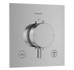 HANSGROHE - Ecostat Comfort E Termostatická baterie pod omítku, pro 2 spotřebiče, chrom 33711000