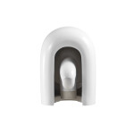 INVENA - WC mísa závěsná, Korfu kulatá, s prkénkem soft-close CE-95-001-L