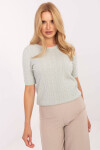 Svetr s krátkým rukávem model 216759 Factory Price M/L
