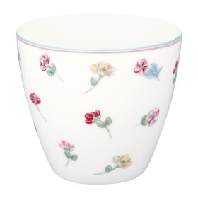 GREEN GATE Latte cup Lianca White 300 ml, multi barva, porcelán 300ml