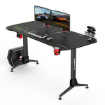 ULTRADESK Grand žlutá / Herní stůl / 160 x 75 x 70 - 80 cm / nastavitelná výška / USB hub (UDESK-GD-GR)