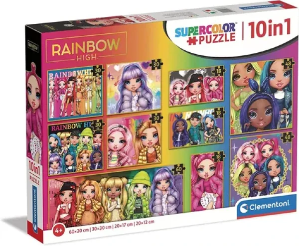 Clementoni PUZZLE Rainbow High 10v1
