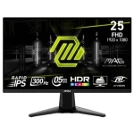 24.5" MSI MAG 255XF černá / LED / 1920 x 1080 / IPS / 16:9 / 0.5ms / 1000:1 / 250cd-m2 / HDMI+DP / VESA (MAG 255XF)
