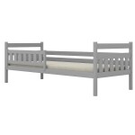 Postel Dawid standard + zábrana 80x160 šedá