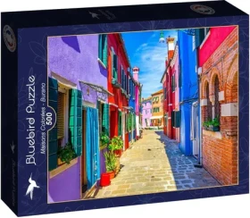 BLUEBIRD Puzzle Barevné domky na ostrově Burano