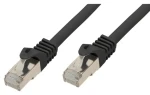 Shiverpeaks BASIC-S Cat7 slim černá / Patch kabel / U/FTP / RJ-45 / 1 m / 600 MHz (BS75511-SLS)