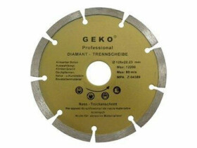 GEKO G00250 / Řezný kotouč diamantový segmentový / 115 x 8 x 22.2 mm (G00250)