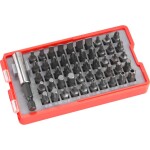 EXTOL PREMIUM 8819642 Sada bitů s magnet. držákem, 51ks, CrV